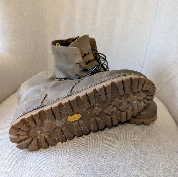 OTZ Brogan Vibram Leather Boots Brown Mens EU 45 US Size 12 (Fits Like a US 11) - Picture 3 of 6